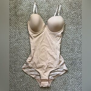 Seamless Beige Shapewear Bodysuit